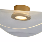 Plafon de Sobrepor LED Adini 14W 3000K Bivolt Dourado Fosco - Nordecor 2495