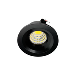 Spot de Embutir LED Elysa Redondo 3W 3000K Bivolt Preto - Nordecor 6006