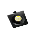 Spot de Embutir LED Elysa Quadrado 3W 3000K Bivolt Preto - Nordecor 6007