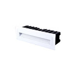 Balizador de Embutir LED Linder Retangular Externo IP65 6W 3000K Bivolt Branco - Nordecor 2022