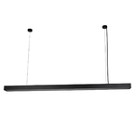 Pendente LED Otan Retangular 24W 3000K Bivolt Preto - Nordecor 2260