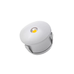 Spot de Embutir LED Zora Redondo 1W 3000K Bivolt Branco - Nordecor 6157