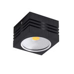 Spot de Sobrepor LED Viena Quadrado 10W 3000K Bivolt Preto - Nordecor 6205