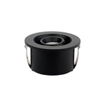 Spot de Embutir LED Ollo Redondo IRC 90 3W 3000K Bivolt Preto - Nordecor 6543