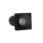 Spot de Embutir LED Auko Lai Quadrado IRC 90 1W 3000K Bivolt Preto - Nordecor 6539