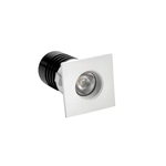 Spot de Embutir LED Auko Quadrado IRC 90 1W 3000K Bivolt Branco - Nordecor 6530
