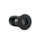Spot de Embutir LED Domy Nam Redondo IRC 90 1W 3000K Bivolt Preto - Nordecor 6525