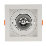 Spot de Embutir Flea Quadrado AR70 Branco - Nordecor 6196