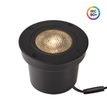 Embutido de Solo Chão LED Venna Redondo IP67 15W 3000K Bivolt Preto - Nordecor 6423