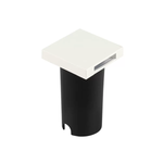 Embutido de Solo Chão LED Eran Quadrado Externo IP67 0,5W 3000K Bivolt Branco - Nordecor 6407