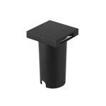 Embutido de Solo Chão LED Eran Quadrado Externo IP67 0,5W 3000K Bivolt Preto - Nordecor 6408