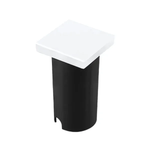 Embutido de Solo Chão LED Siva Quadrado Externo 1W 3000K Bivolt Branco - Nordecor 6581