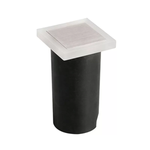 Embutido de Solo Chão LED Pazo Quadrado Externo 1W 3000K Bivolt Branco - Nordecor 6153