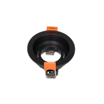 Spot de Embutir Loyo Redondo Mini Dicróica MR11 Preto - Nordecor 6933