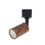 Spot de Trilho Holzi Mini Dicróica MR11 Imbuia e Preto - Nordecor 6602