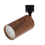 Spot de Trilho Holzi Par20 Imbuia e Preto - Nordecor 6606