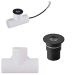 Embutido de Solo Chão LED Sisa Redondo Externo IP67 2W 3000K 12V Preto - Nordecor 6394