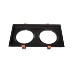Spot de Embutir Loyo Duplo AR111 Preto - Nordecor 6931