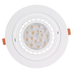 Spot de Embutir Plano Redondo AR111 Branco - Nordecor 6286