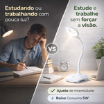 Luminária De Mesa Led Ring Light 5w Touch Dimerizável Usb - Empalux IM05317