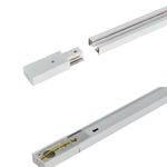 Trilho de Sobrepor Eletrificado com Canaleta 1 Metro Branco - Nordecor 6812
