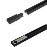 Trilho de Sobrepor Eletrificado com Canaleta 1 Metro Preto - Nordecor 6813