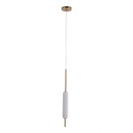 Pendente LED Zefi Uno 12W 3000K Bivolt Dourado - Nordecor 2301