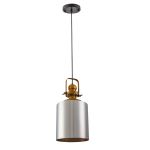 Pendente Tion Vas E27 Ouro Fosco e Fumê - Nordecor 2582
