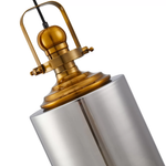 Pendente Tion Vas E27 Ouro Fosco e Fumê - Nordecor 2582