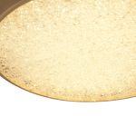 Plafon de Sobrepor LED Zova Redondo 58cm 50W 3000K Bivolt Ouro - Nordecor 2745