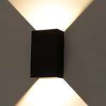 Arandela LED Siki Externo IP65 10W 3000K Preto - Nordecor 6691