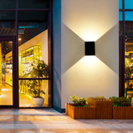 Arandela LED Siki Externo IP65 10W 3000K Preto - Nordecor 6691