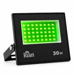 Projetor Refletor Led 30w Luz Verde Bivolt Kian