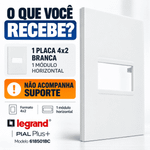 Placa 1 Posto Horizontal 4X2