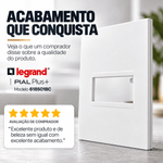 Placa 1 Posto Horizontal 4X2
