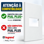 Placa 1 Posto Horizontal 4X2