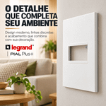 Placa 1 Posto Horizontal 4X2