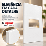 Placa 1 Posto Horizontal 4X2