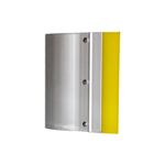RODO DE ALUMÍNIO COM TIRA DE POLIURETANO AMARELO 40x8mm 70SH