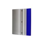 RODO DE ALUMÍNIO COM TIRA DE POLIURETANO AZUL 40x8mm 80SH