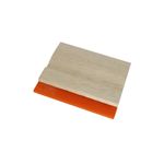 RODO DE MADEIRA COM TIRA POLIURETANO LARANJA 30x7mm 60SH
