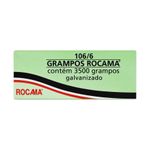 GRAMPO ROCAMA LINHA 106 - 106/6 - caixa com 3.500 grampos