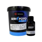 EMULSÃO CONJUNTO SERIFOTO D WR AZUL 900ml + DIAZO 3g