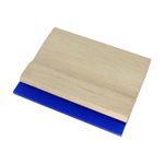 RODO DE MADEIRA COM TIRA POLIURETANO AZUL 30x7mm 80SH