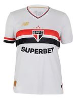 Camiseta New Balance Fem Torcedor Home Spfc 2025 Cod:17288