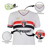 Camiseta New Balance Fem Torcedor Home Spfc 2025 Cod:17288
