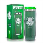 Copo Brasfoot Palmeiras Inox 350ml Cod. 16483