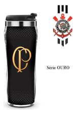Copo Brasfoot Corinthians Inox Série Ouro Oficial Cod: 16592