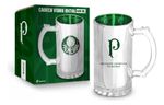 Caneca Brasfoot Vidro Metal Palmeiras 480ml Cod. 16590