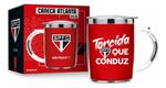 Caneca Brasfoot Atlanta Inox São Paulo 350ml Cod. 16595